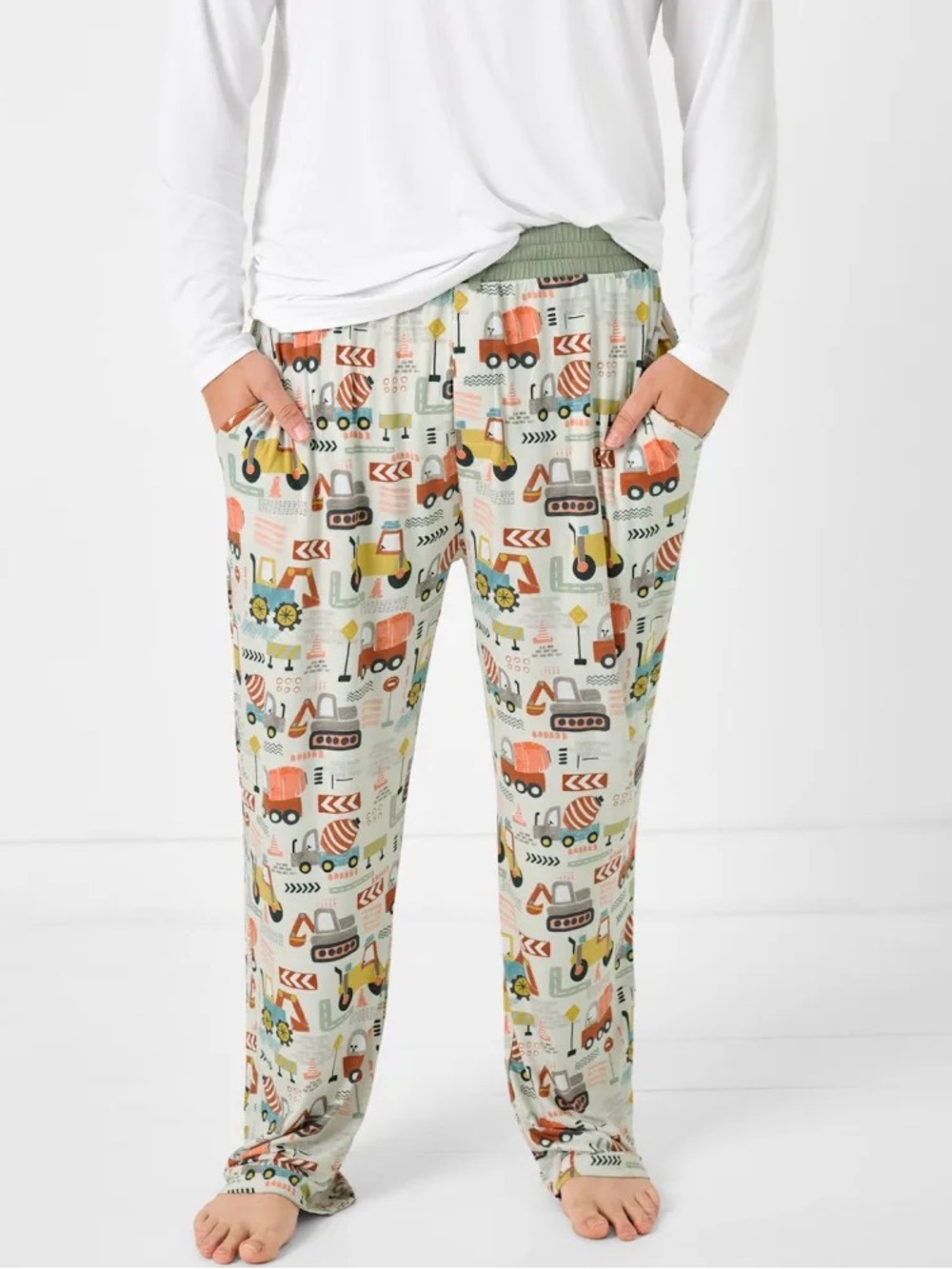 NWT Little Sleepies Men’s mini builders pajama pants